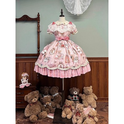 Alice Girl Little Bear Doll Wall One Piece(2nd Pre-Order/3 Colours/Full Payment Without Shipping)